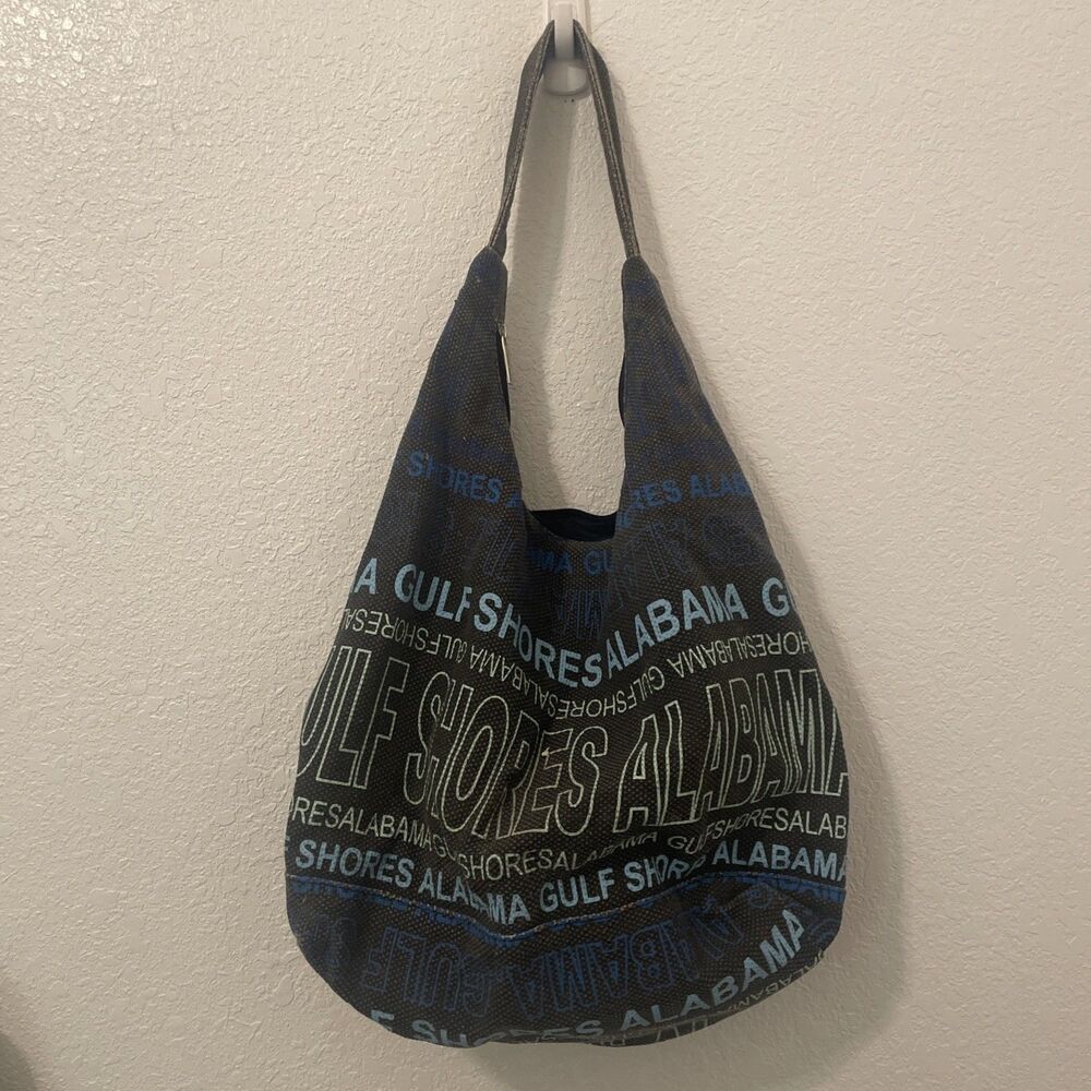 Robin Ruth St. Gulf shore Alabama Multicolor Print Hobo Bag Women Handbag Purse